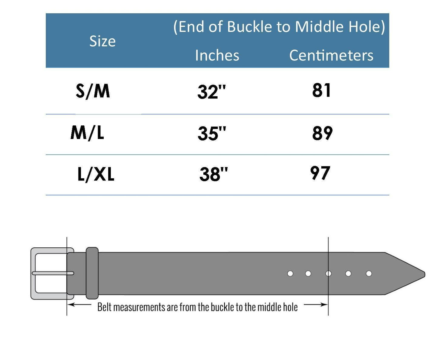 Belt: Wide Width Belt with Square Silver Buckle