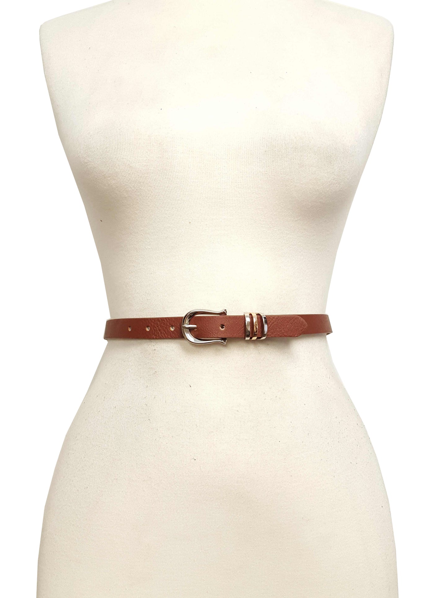 Belt: Classic Skinny belt with Triple Loops