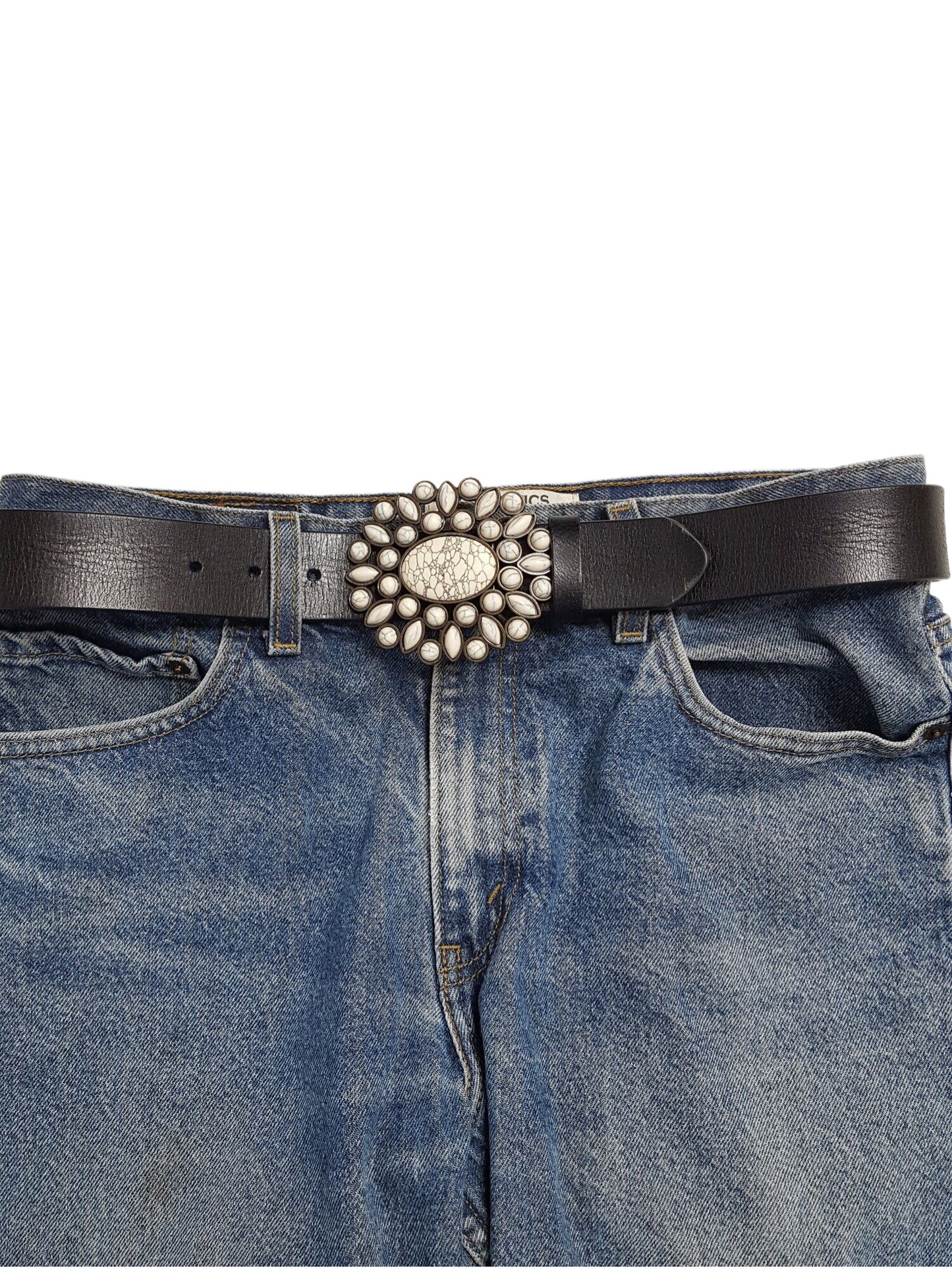 Buckle: Western Floral Shape Belt Buckle