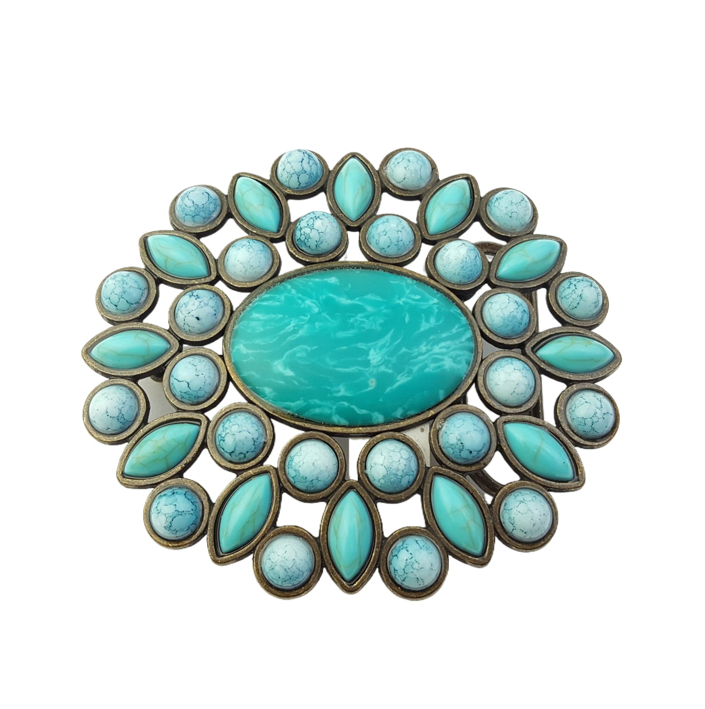 Buckle: Western Floral Shape Belt Buckle