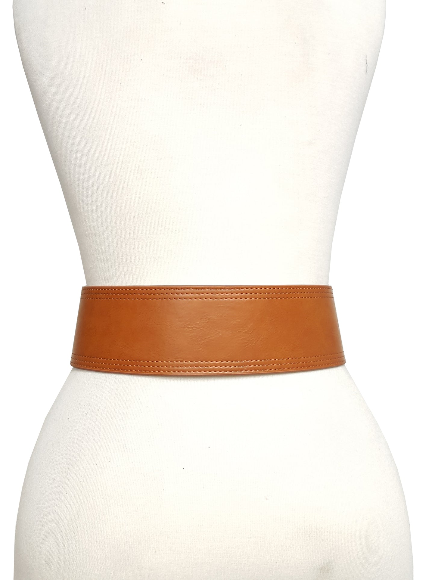 Belt: Wide Belt: 3" wide belt with Shiny Gold Buckle