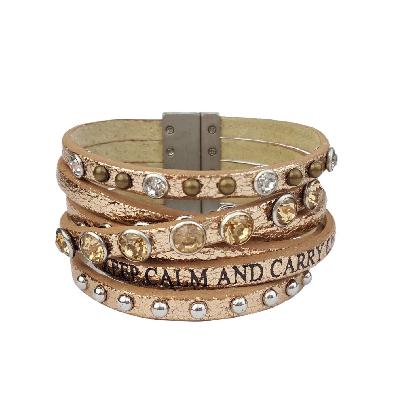 Bracelet: Keep Calm Multi-Strand Bracelet