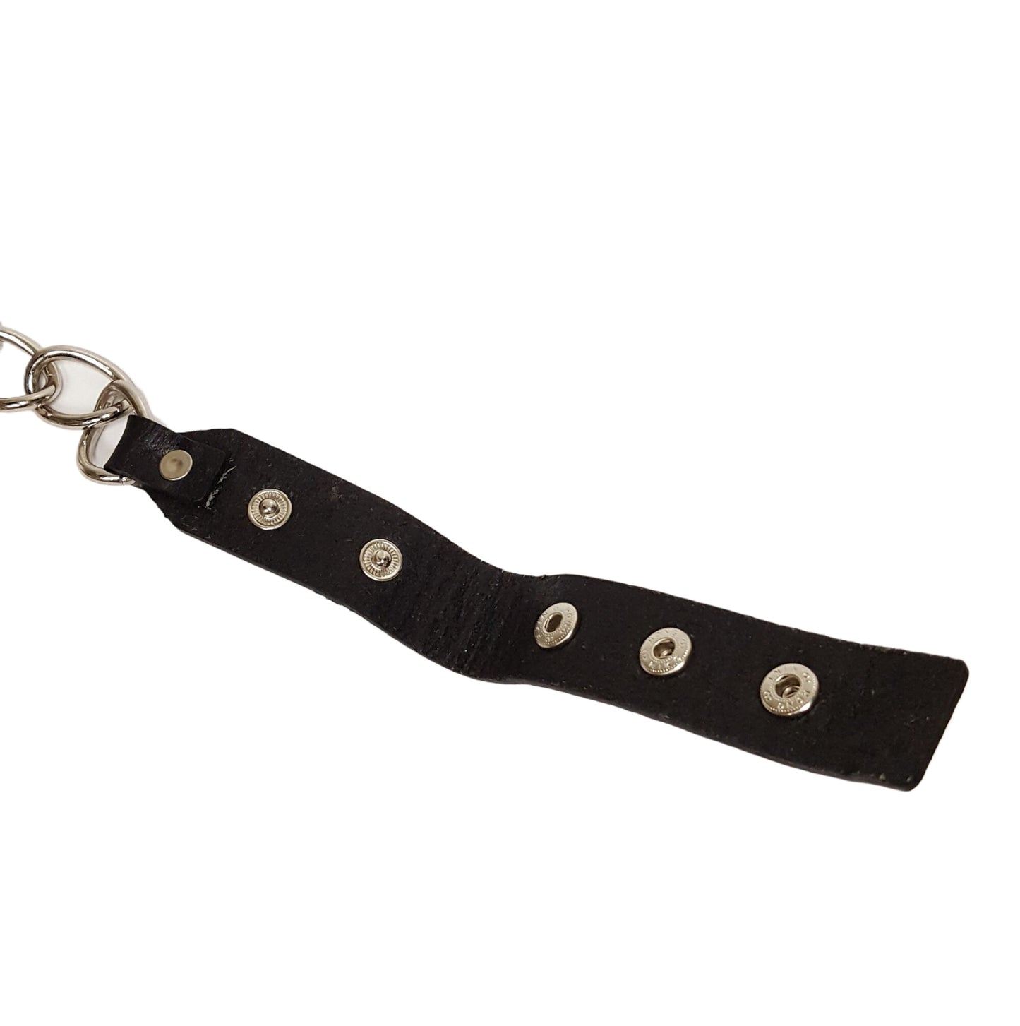 Belt: Biker Leather Chain Belt