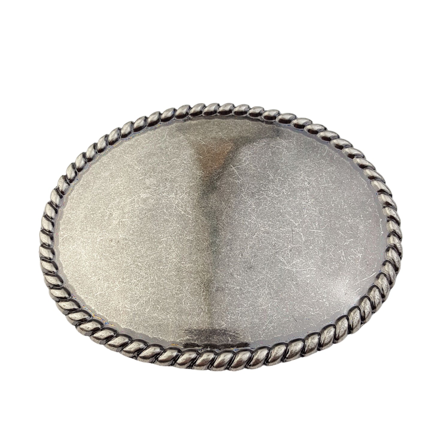 Buckle: Western Oval Rope edge Belt Buckle
