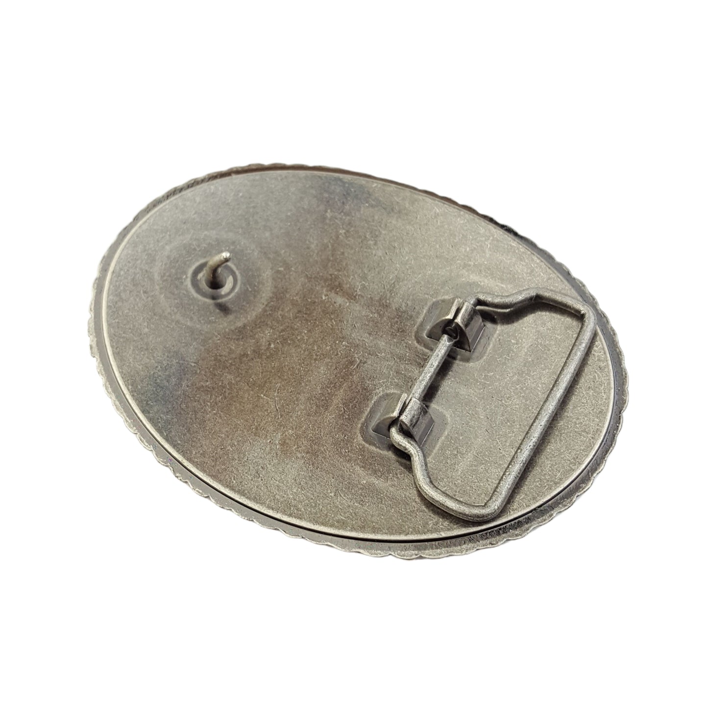 Buckle: Western Oval Rope edge Belt Buckle