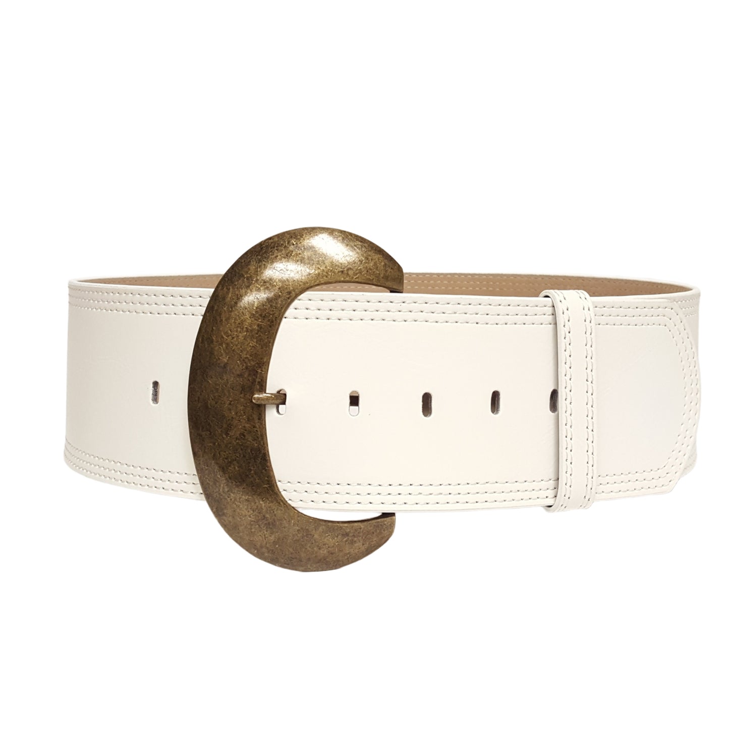 Belt: Wide Width Statement Buckle Belt