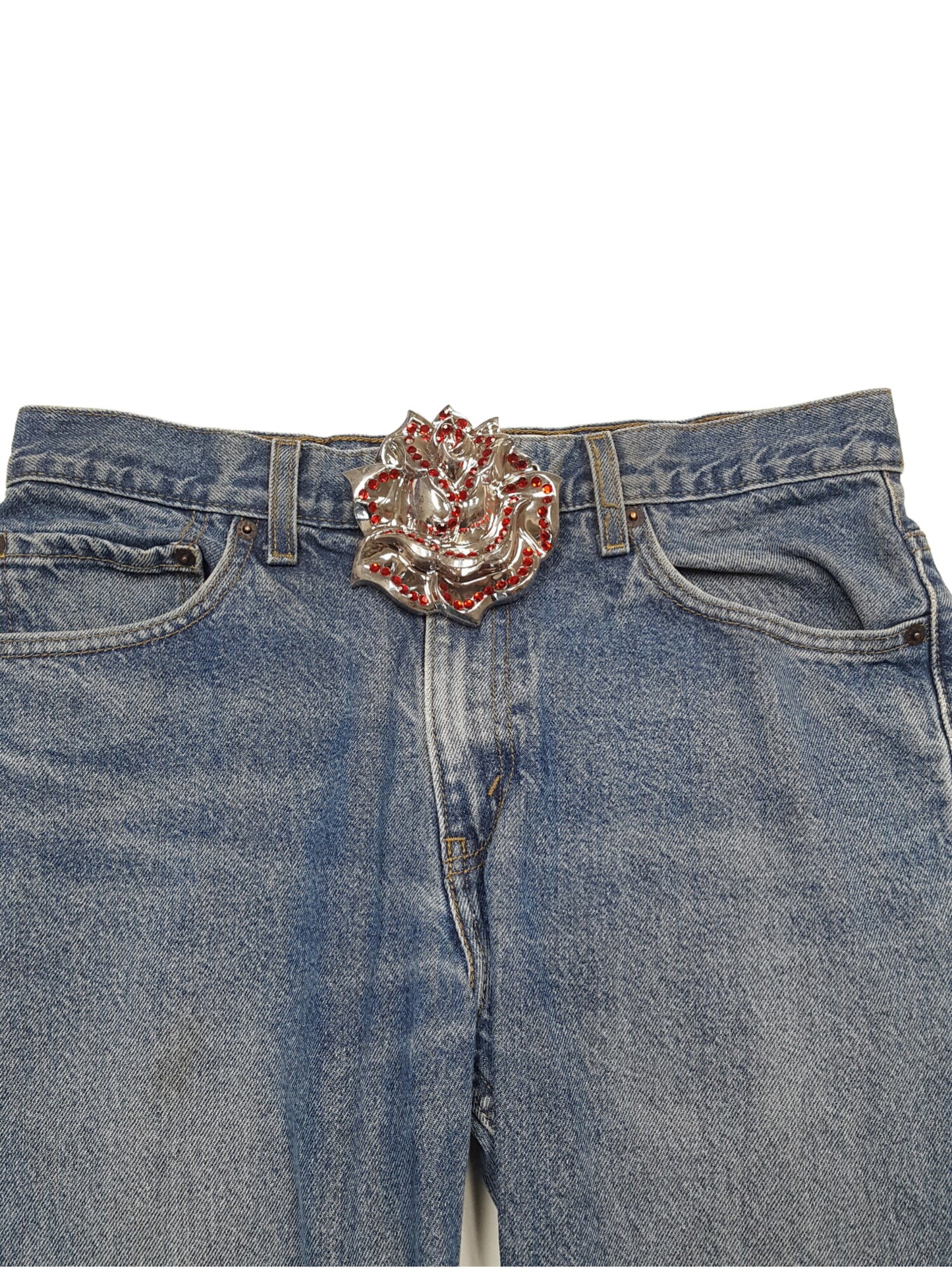 Buckle Sale: Big Bling Rose Buckle