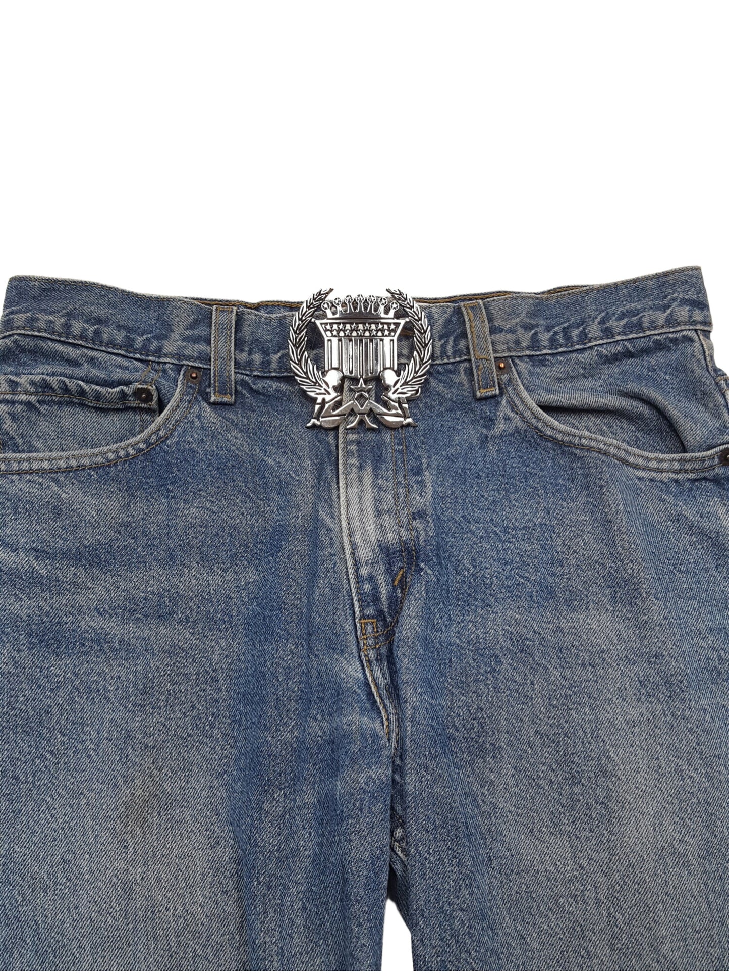 Buckle Sale: Double Trucker Girl Logo Buckle