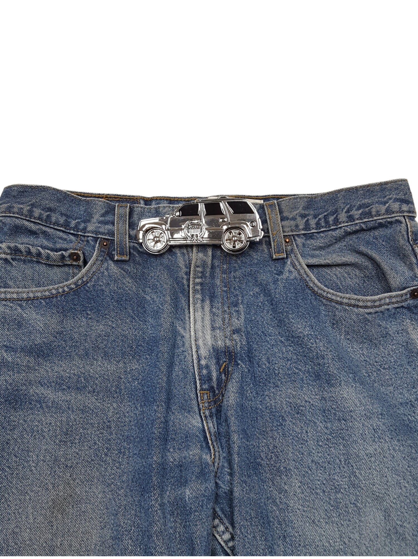 Buckle Sale: SUV Silver Spinner wheel Buckle