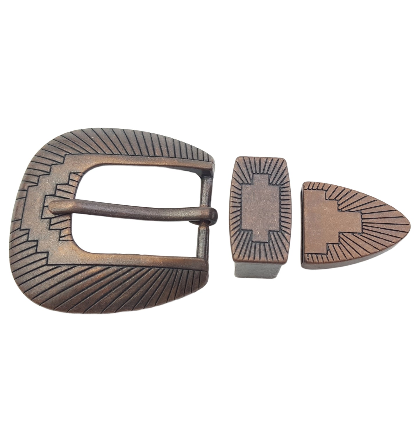 Buckle: Western Style Buckle set for 1" wide belt