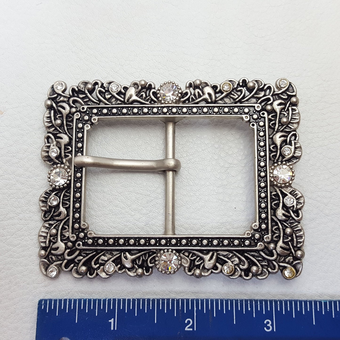 Buckle Sale: Rectangular Western Crystal Buckle