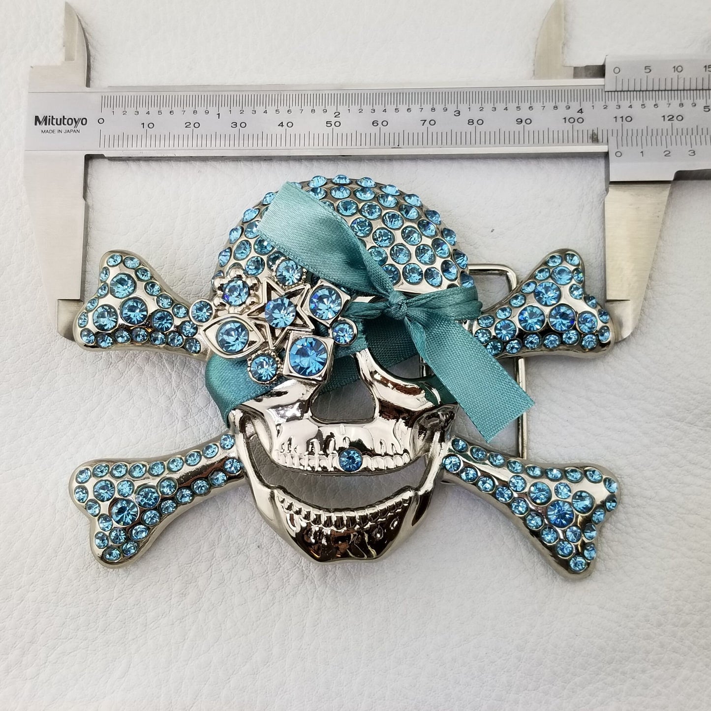 Buckle Sale: Luxury Color Crystal Pirate Skull Belt Buckle