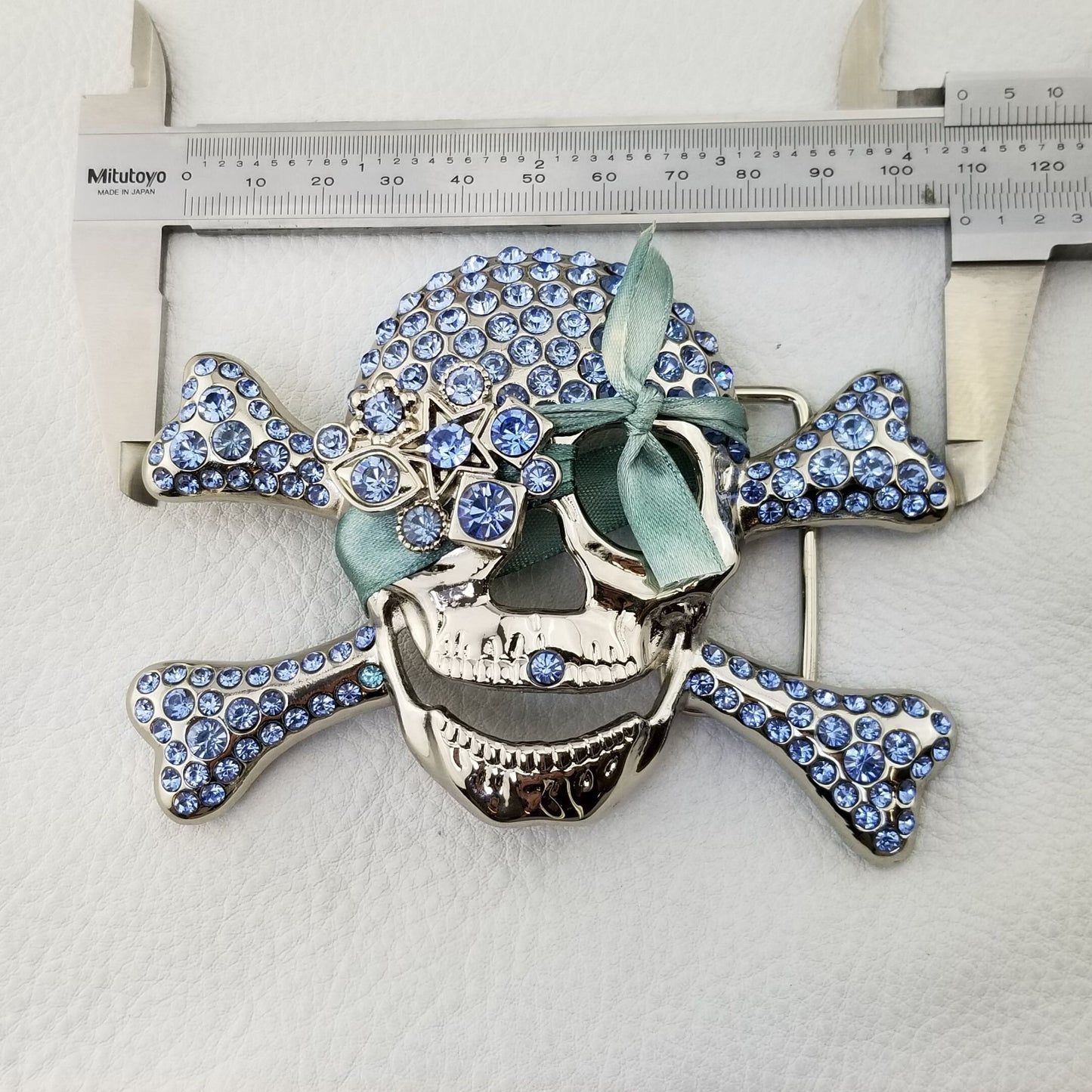Buckle Sale: Luxury Color Crystal Pirate Skull Belt Buckle