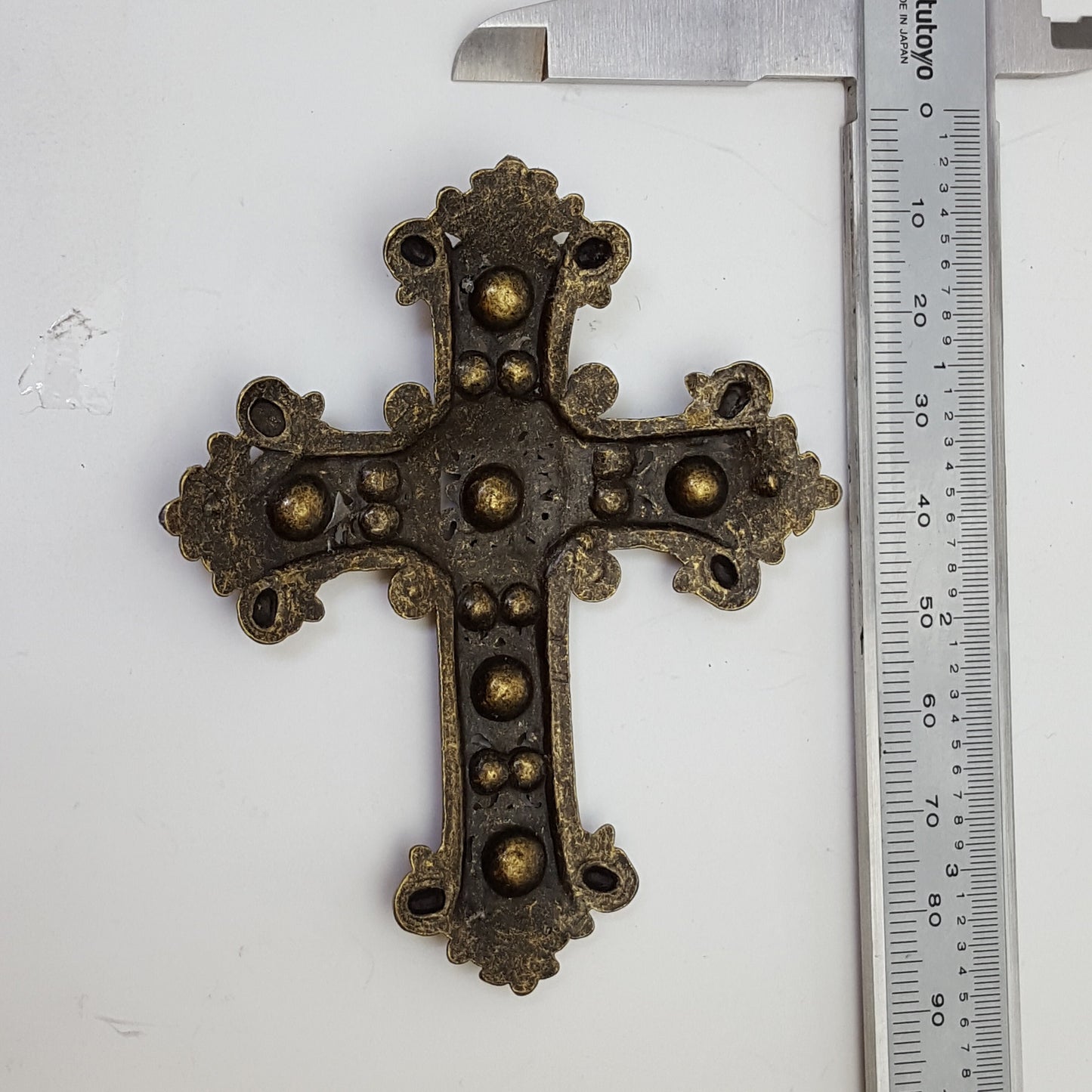 Pack of 3 pieces Crystal Cross metal part