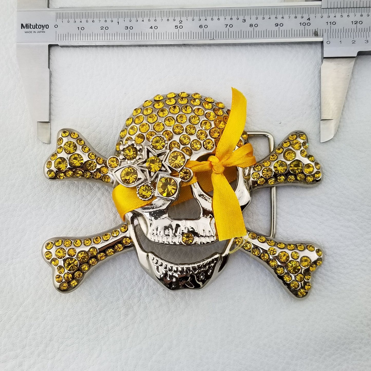 Buckle Sale: Luxury Color Crystal Pirate Skull Belt Buckle