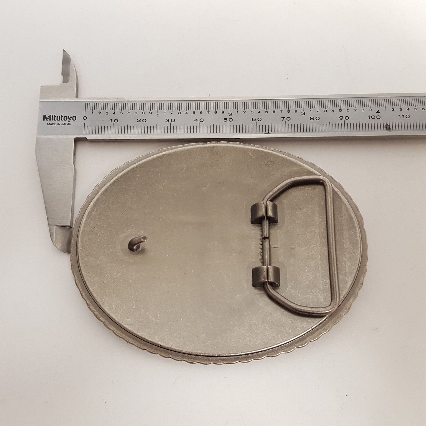 Buckle: Western Oval Rope edge Belt Buckle