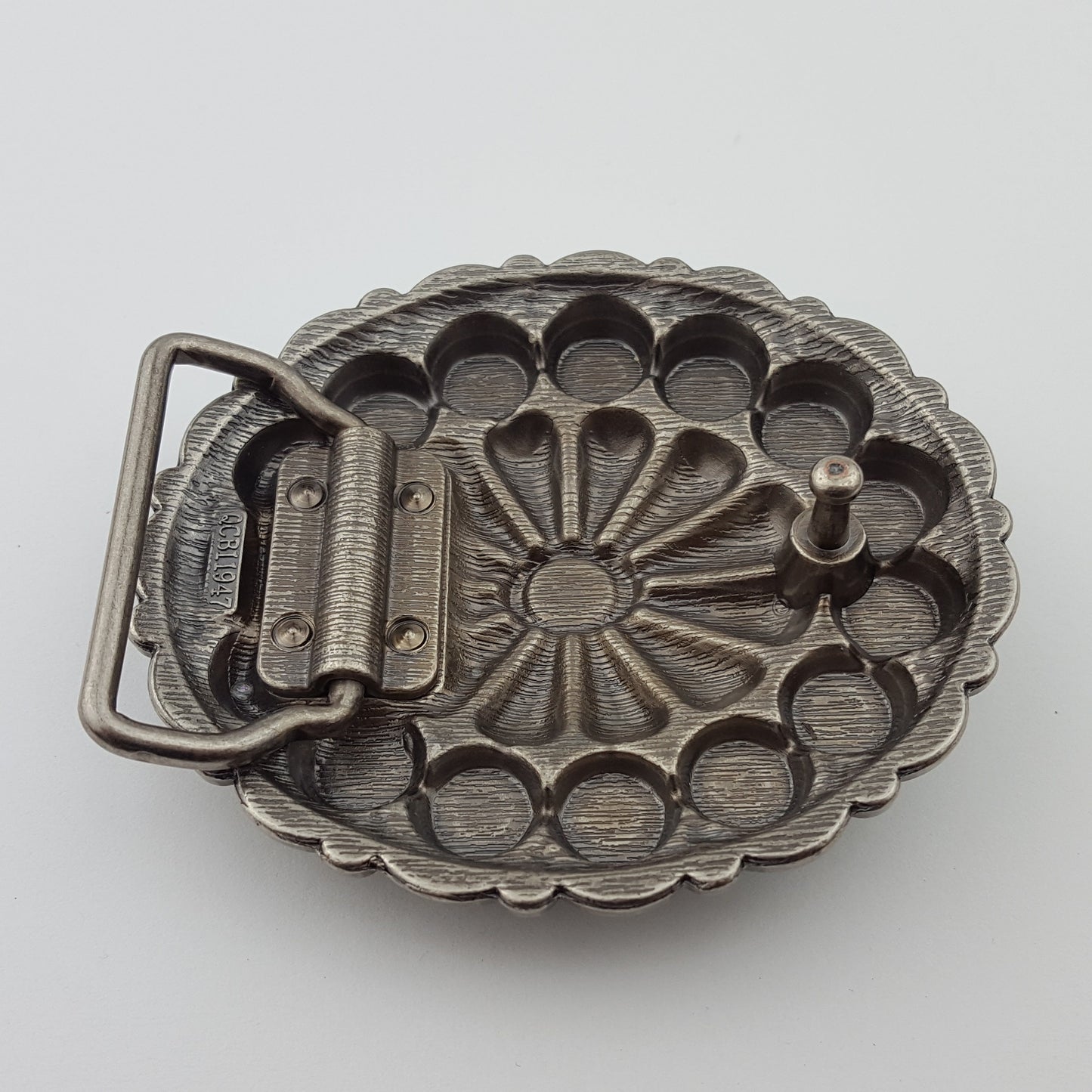 Buckle: Oval Western Turquoise Stone Belt Buckle