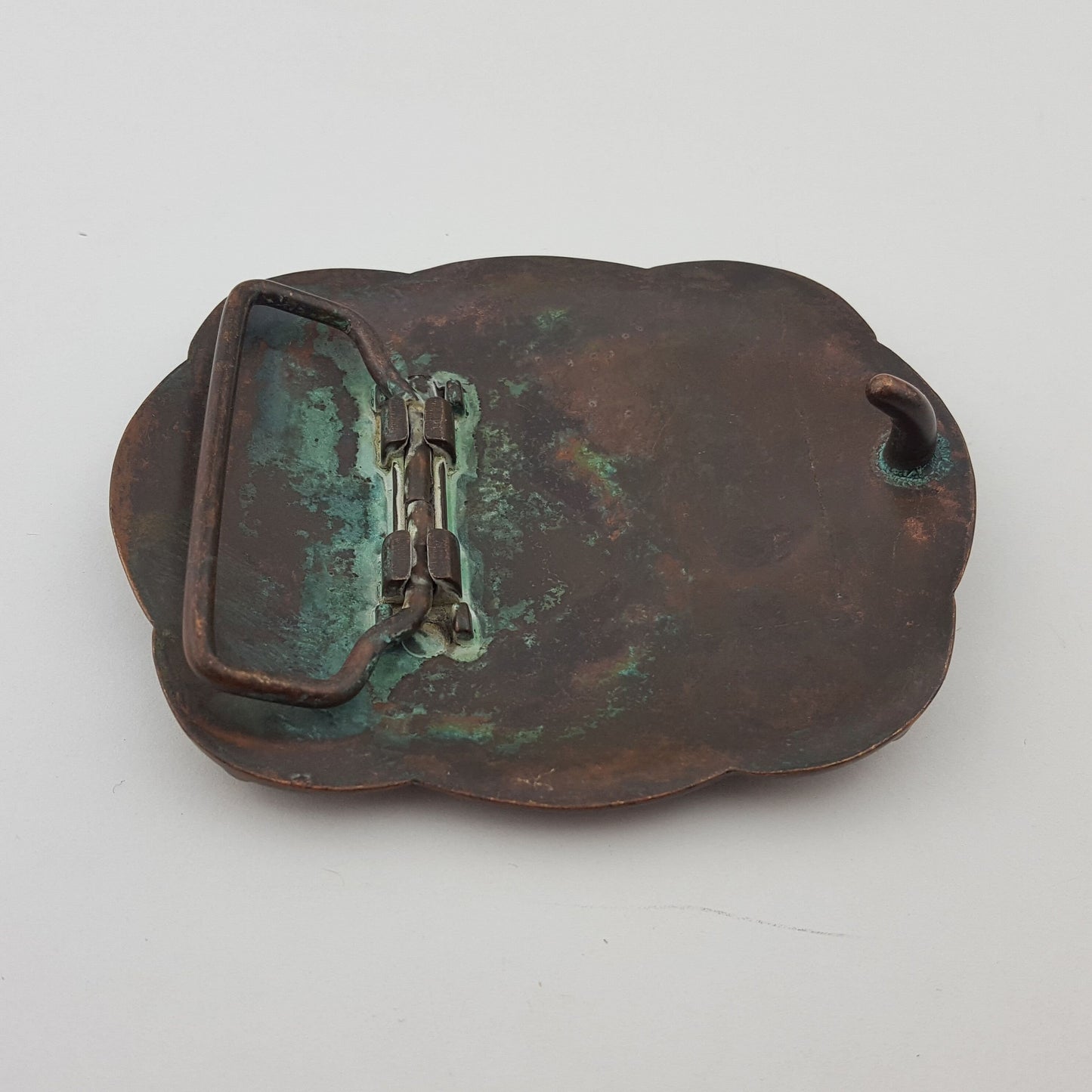 Buckle: Vintage Brass with patina on random spots
