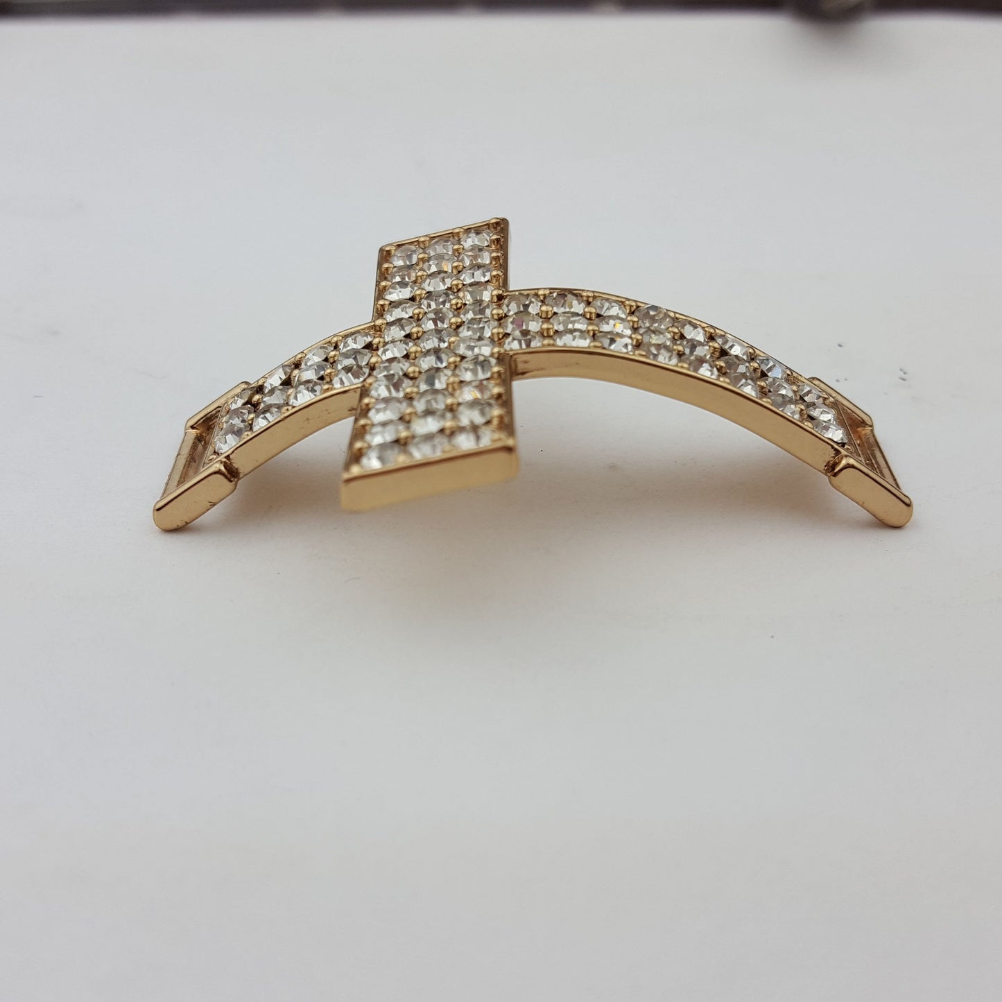 Bracelet Part: Gold Christian Cross Ornament for cuff