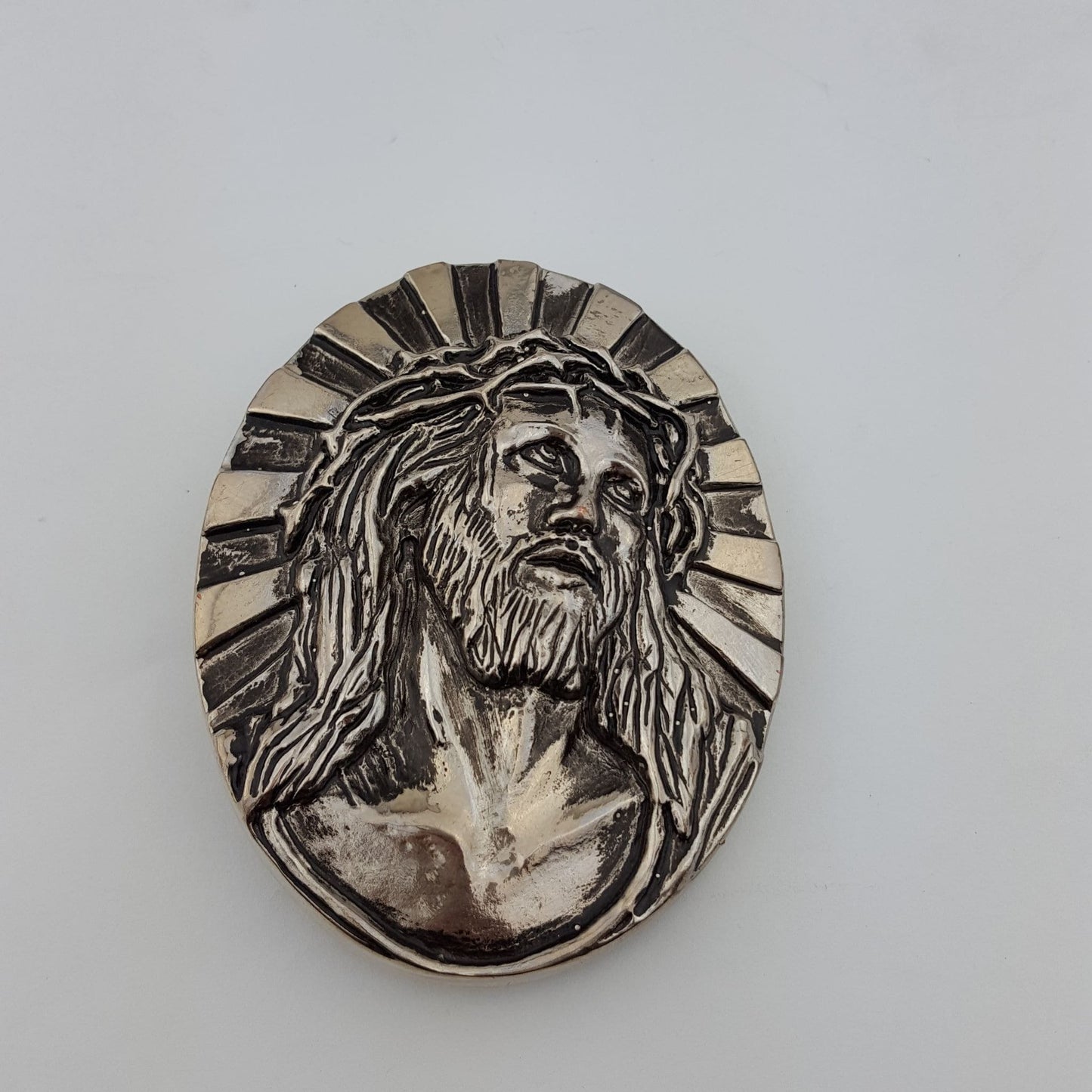 Buckle: Jesus with crown of thorns Belt Buckle