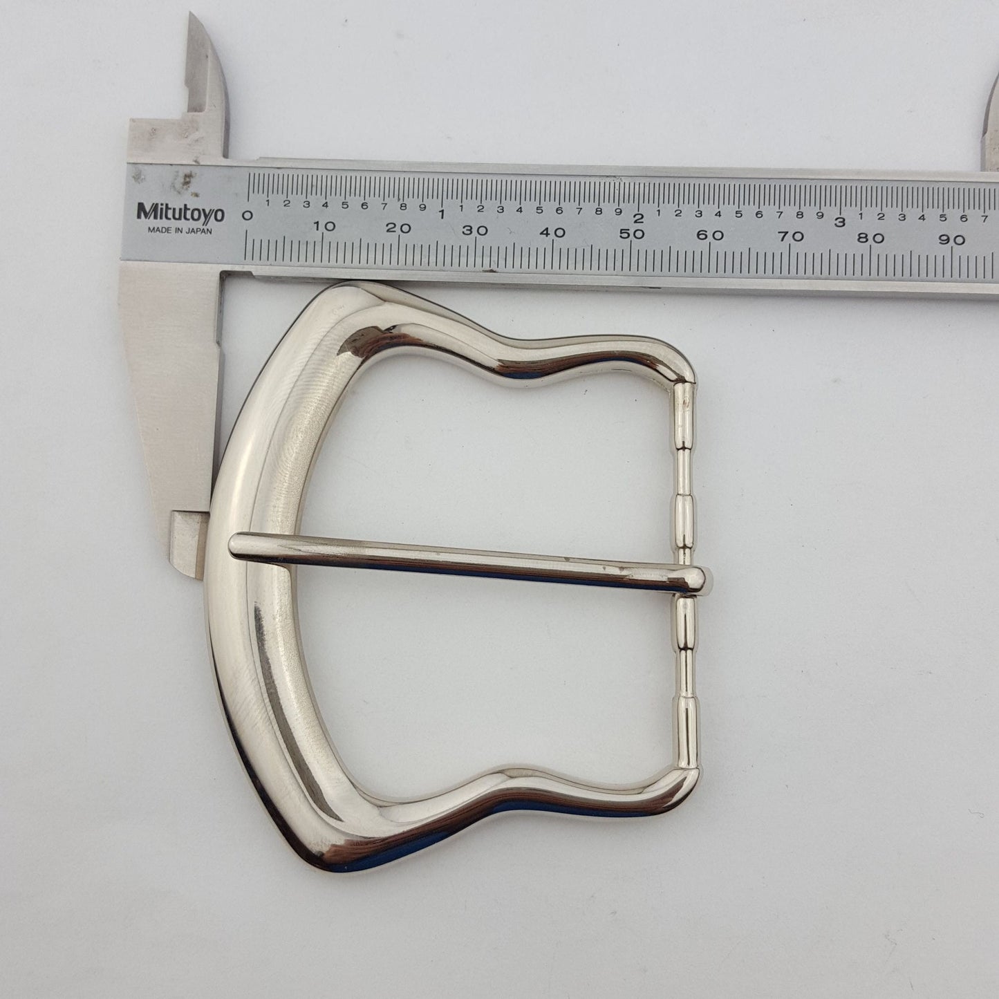 Buckle Sale: Wide Shiny Silver Belt Buckle