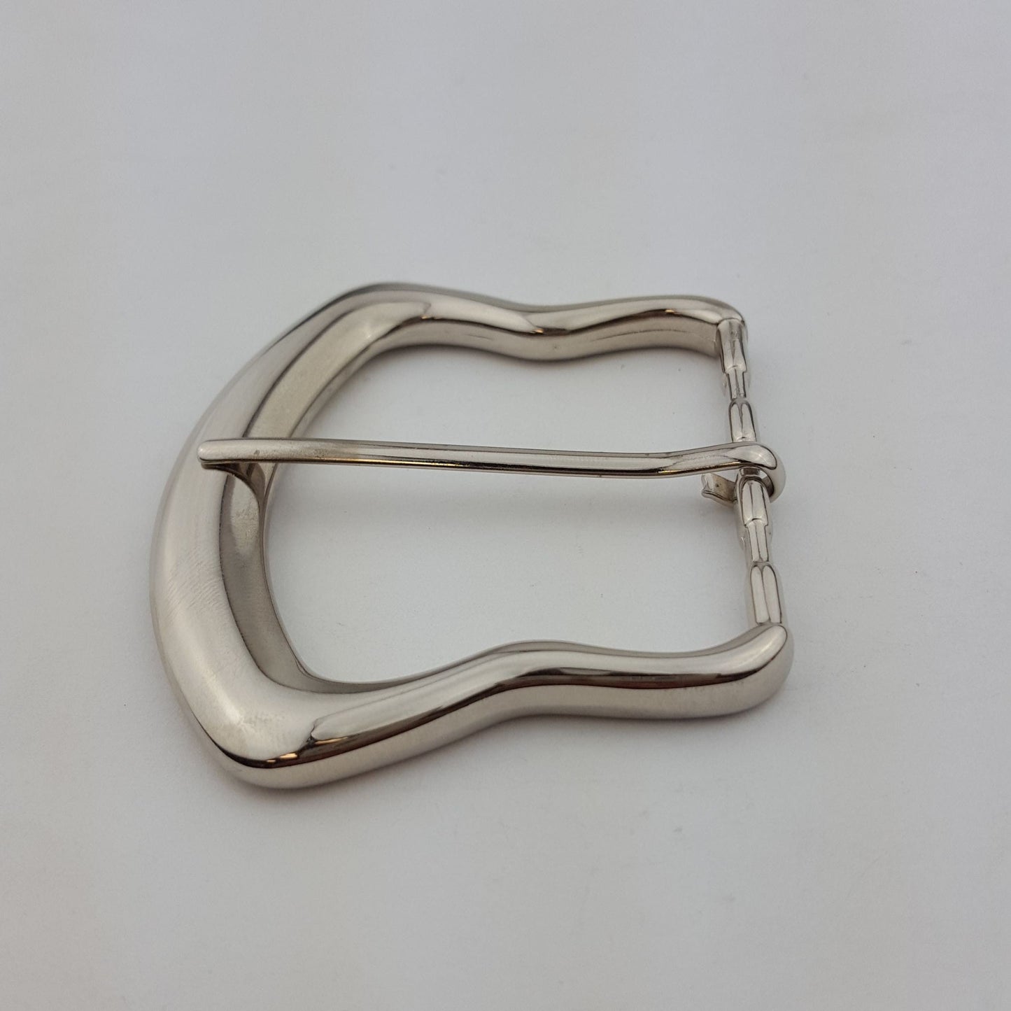 Buckle Sale: Wide Shiny Silver Belt Buckle