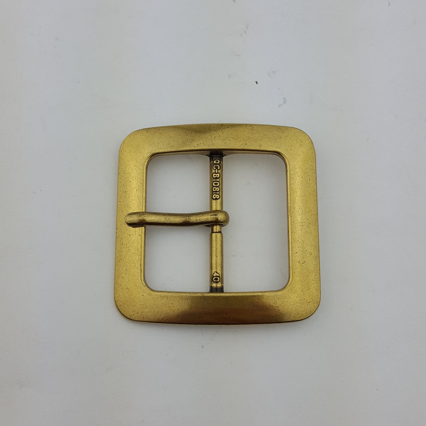 Buckle: Square Up Brass or Silver finish Jean belt buckle