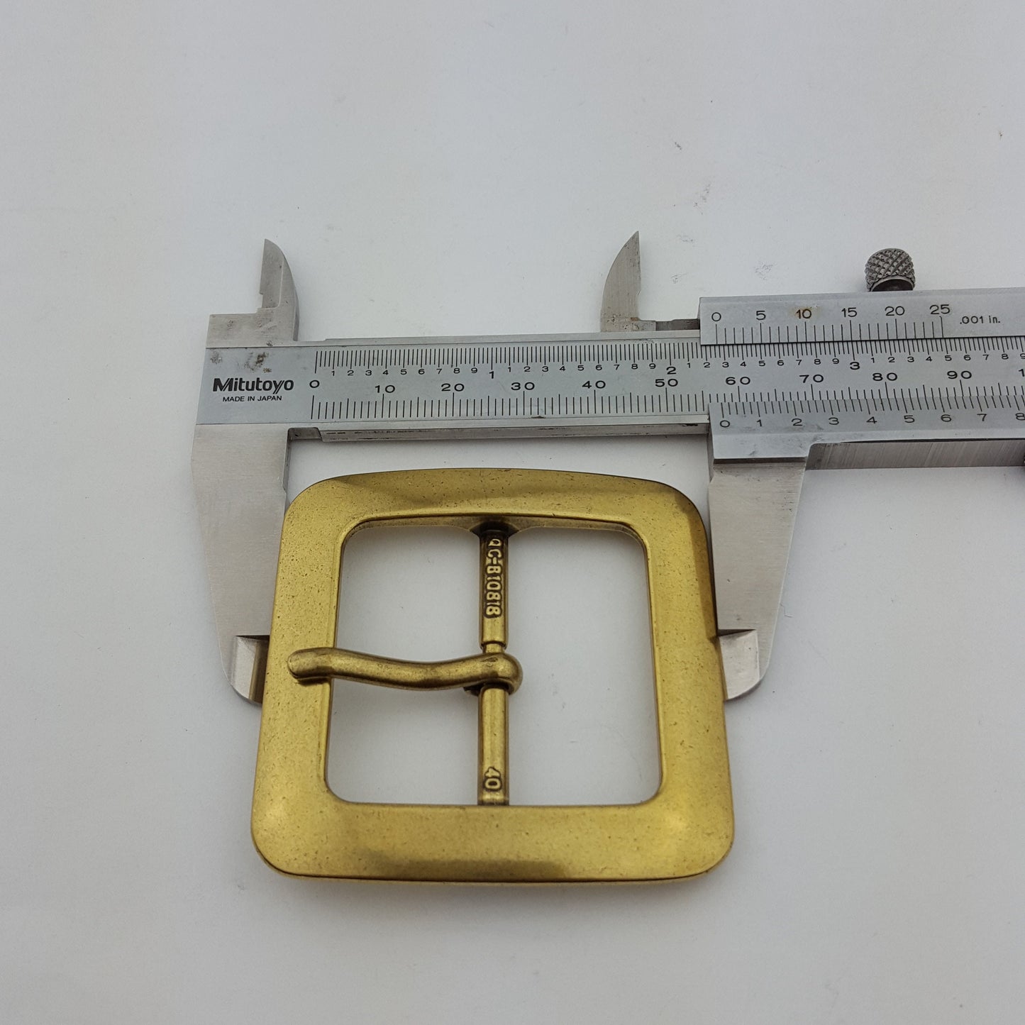 Buckle: Square Up Brass or Silver finish Jean belt buckle