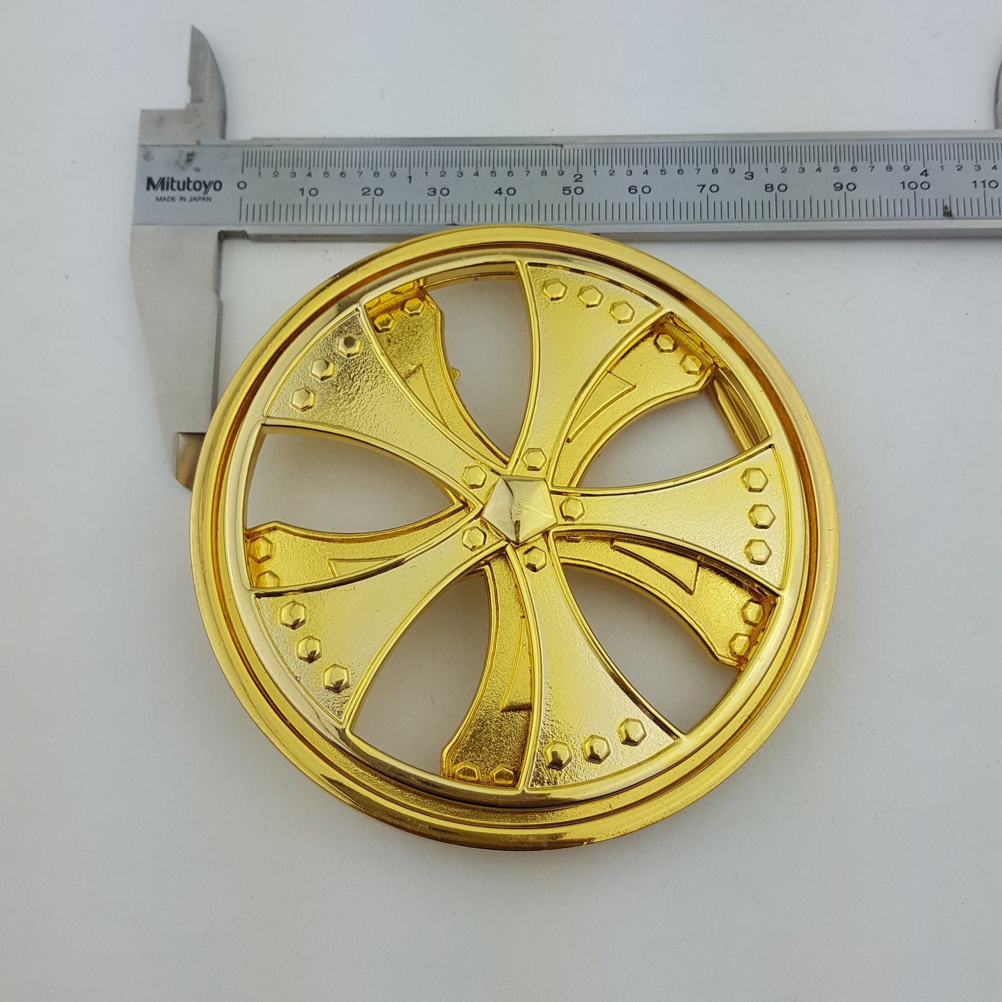 Buckle Sale: Gold DUB Wheel Spinner Belt Buckle