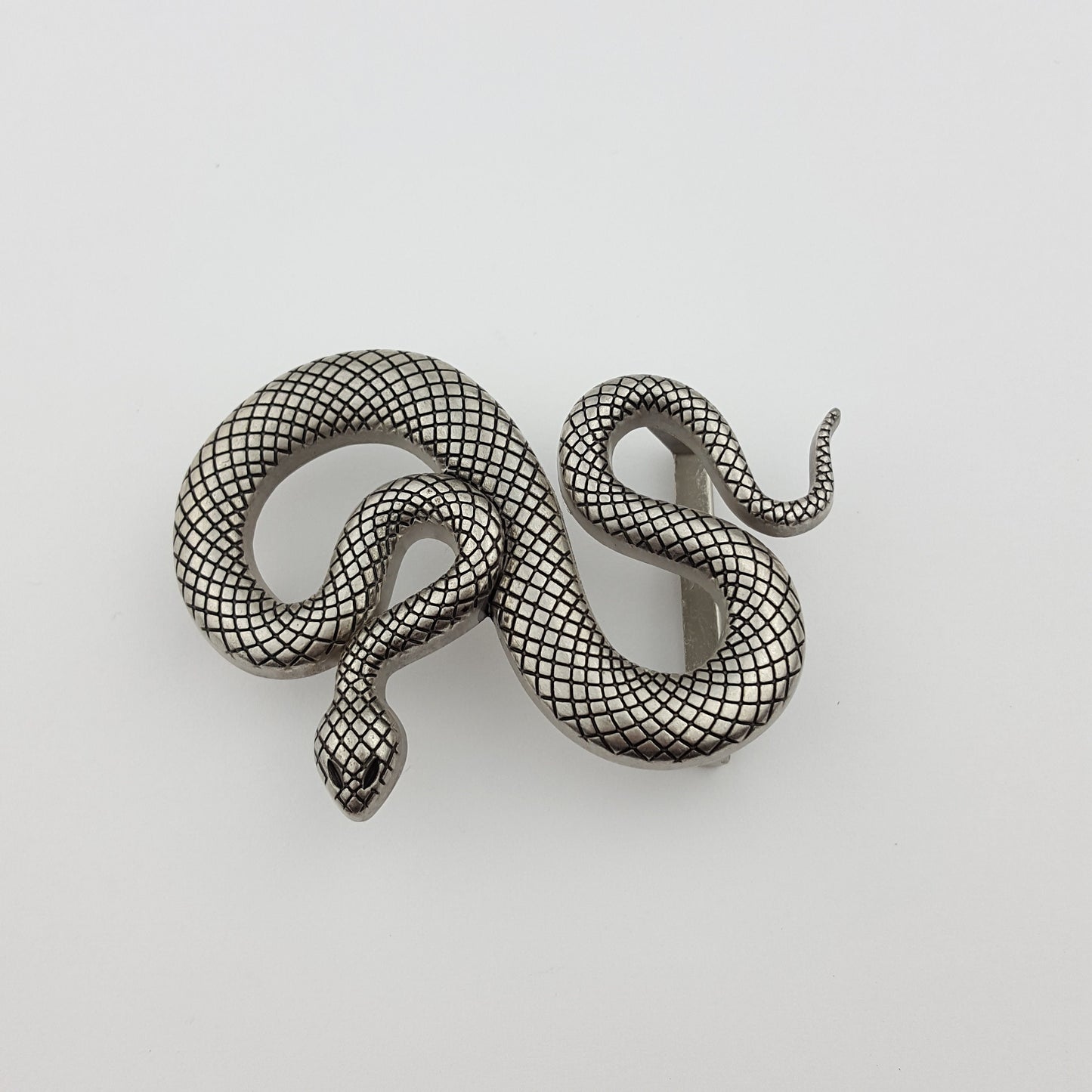 Buckle: Snake Buckle in Vintage Silver or Gold Finish