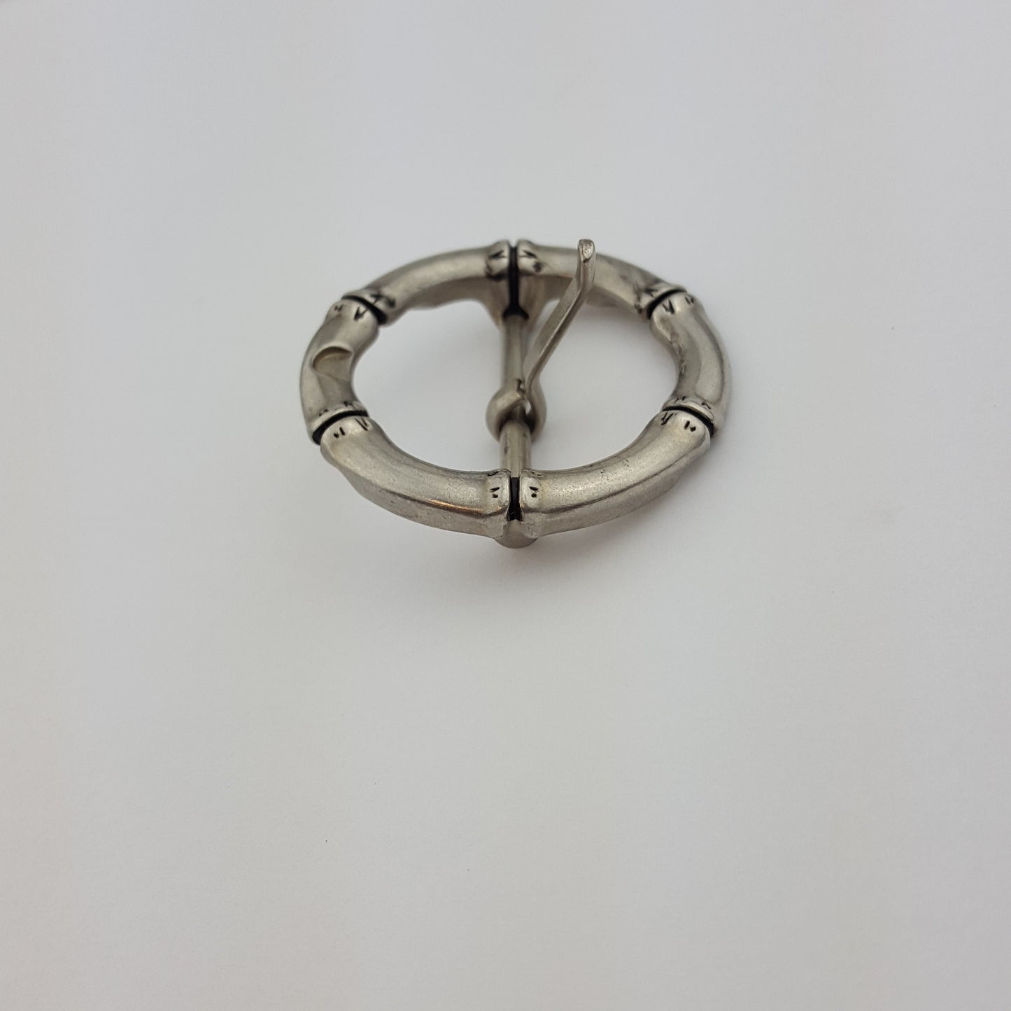 Buckle: Small-Size Silver Plated Round Buckle