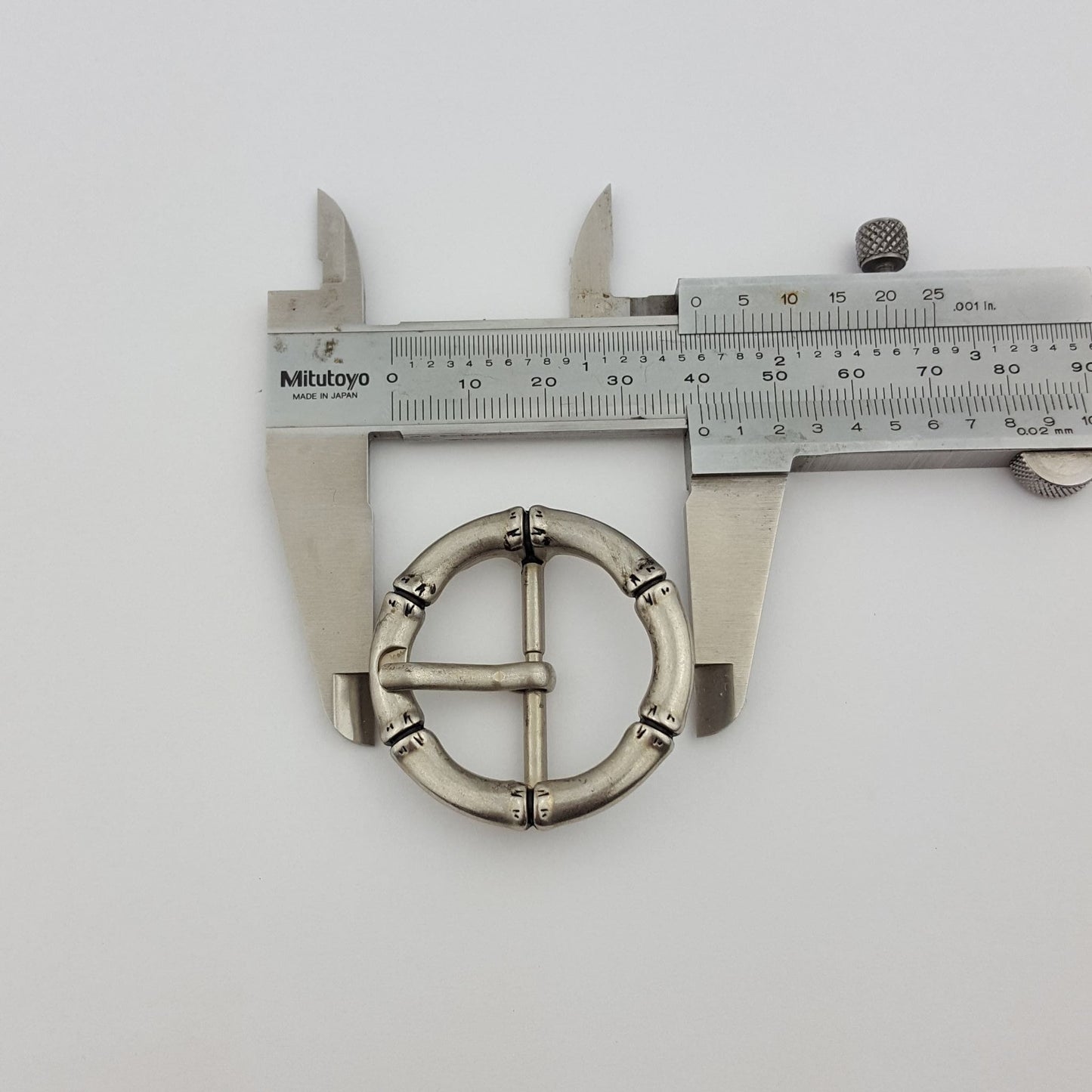 Buckle: Small-Size Silver Plated Round Buckle