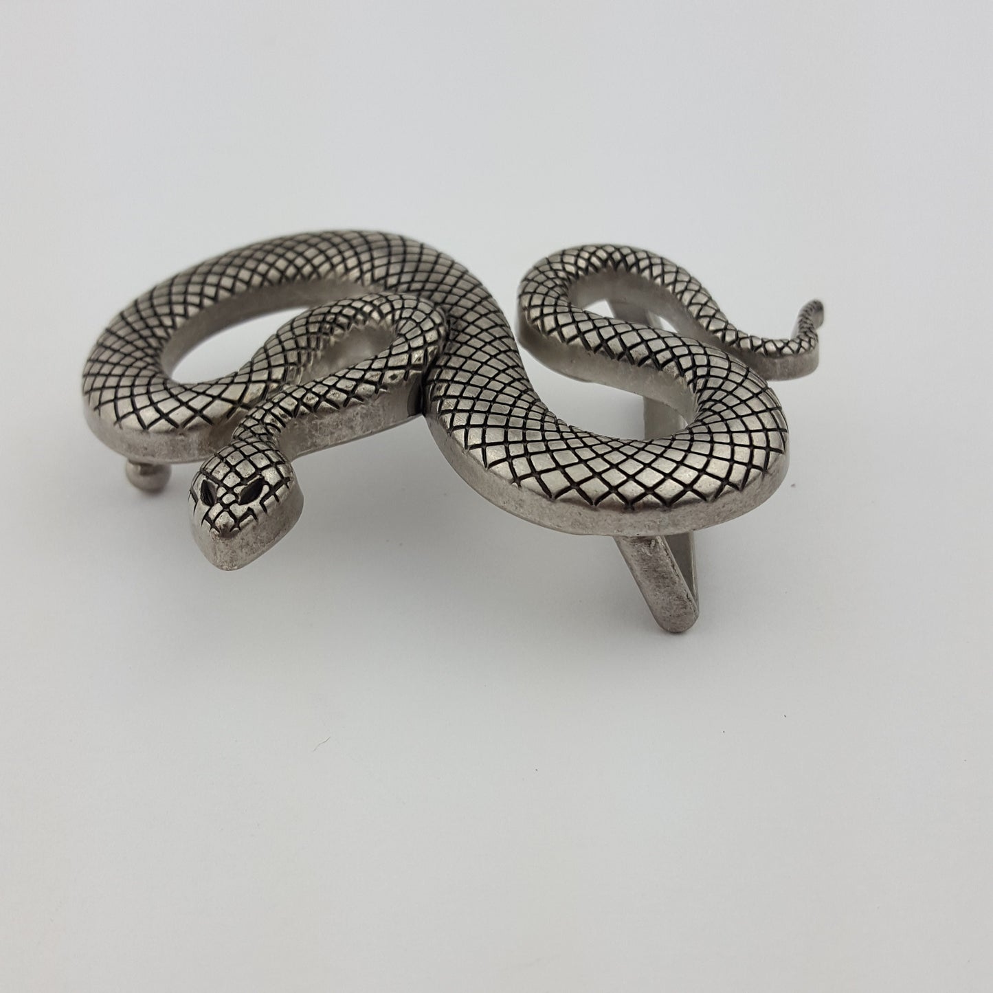 Buckle: Snake Buckle in Vintage Silver or Gold Finish