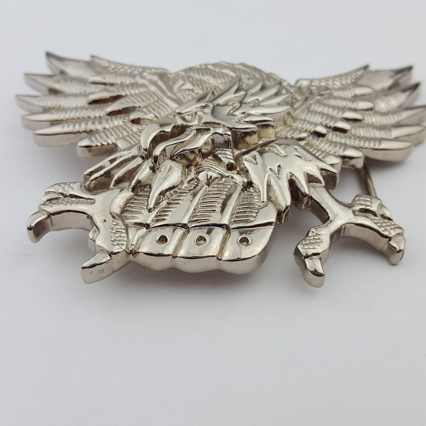Buckle Sale: Shiny Silver American Eagle Belt Buckle