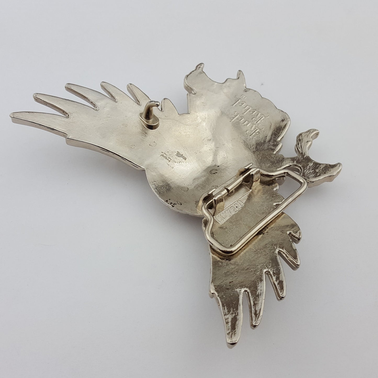 Buckle Sale: Shiny Silver American Eagle Belt Buckle