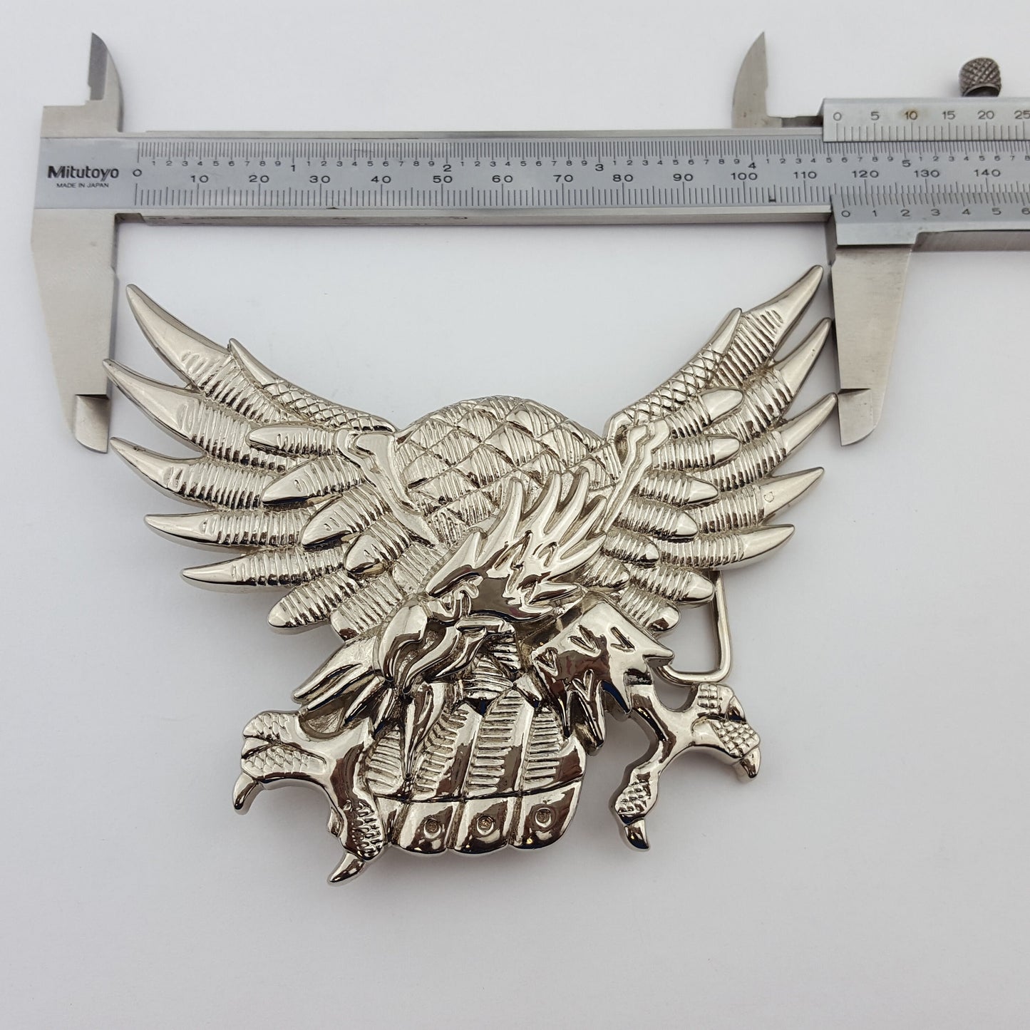 Buckle Sale: Shiny Silver American Eagle Belt Buckle