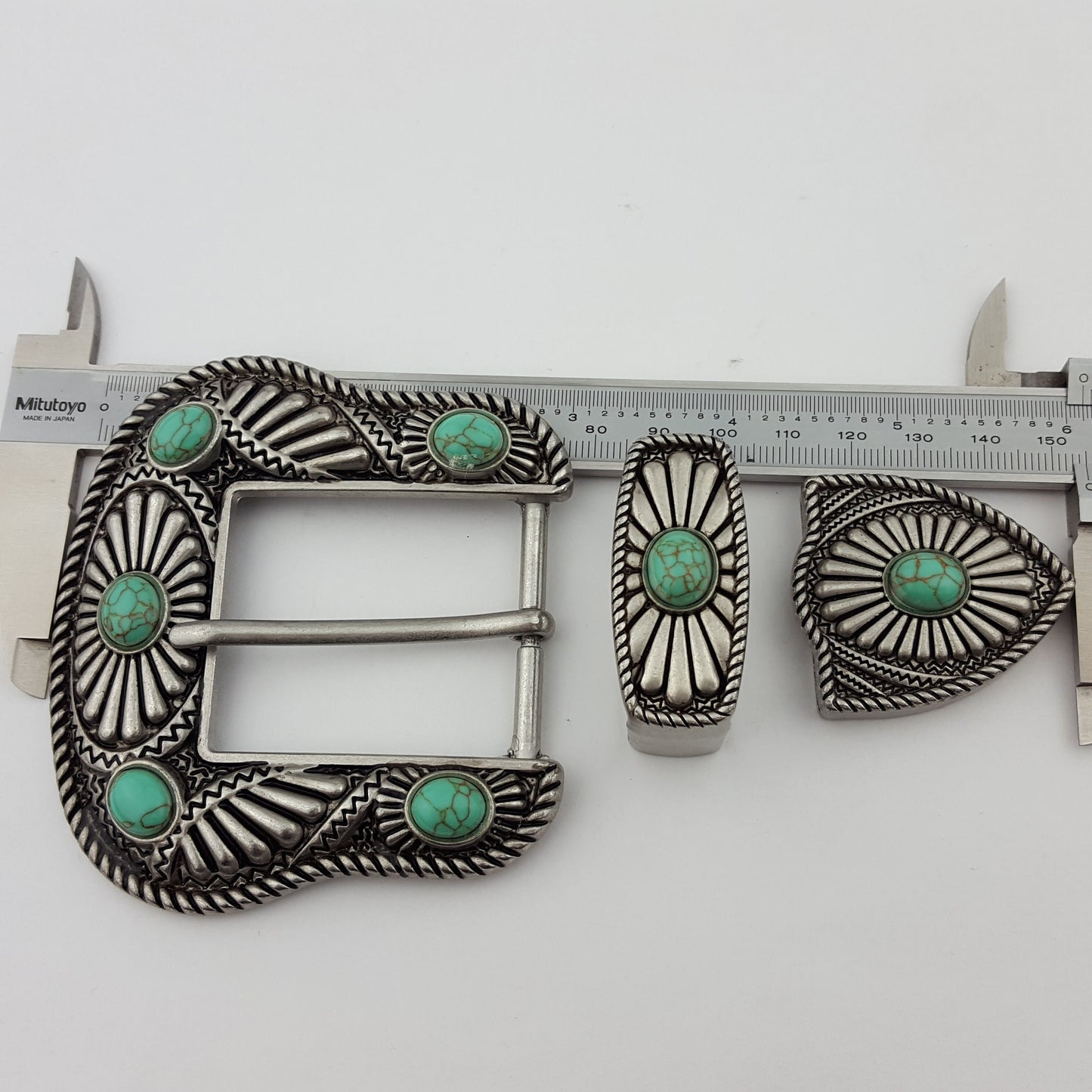 Buckle: Western/Navajo Style Buckle/Loop/Tip set