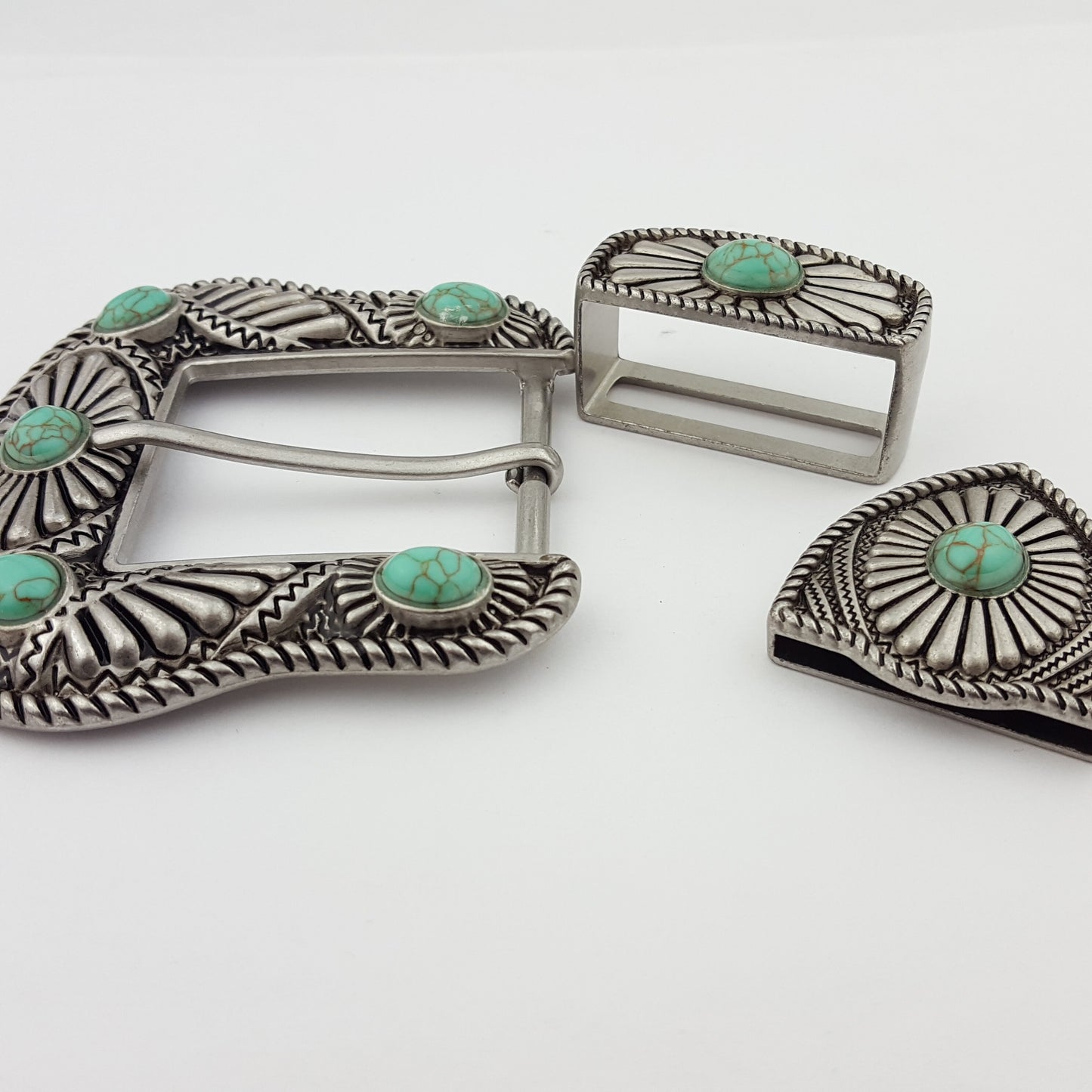 Buckle: Western/Navajo Style Buckle/Loop/Tip set