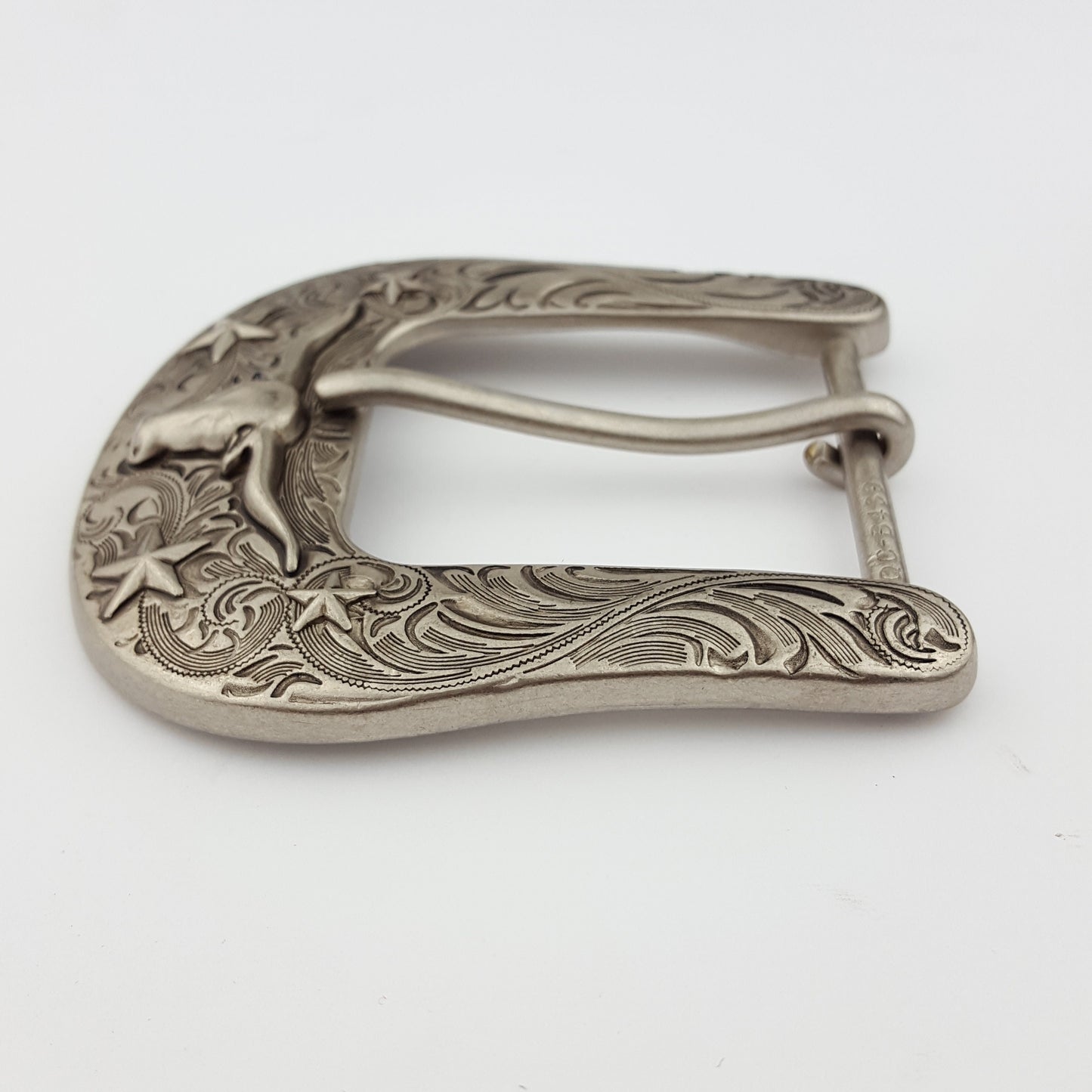 Buckle: Western buckle and Loop with Long Horn and Texas Stars