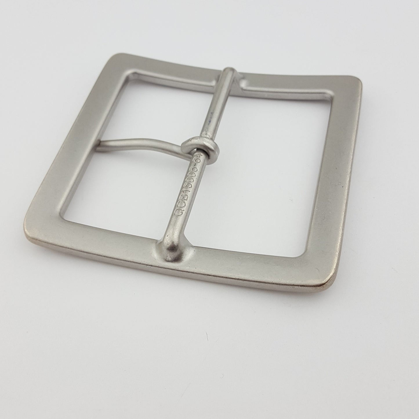 Buckle: Wide, Almost Square Shape Silver Buckle
