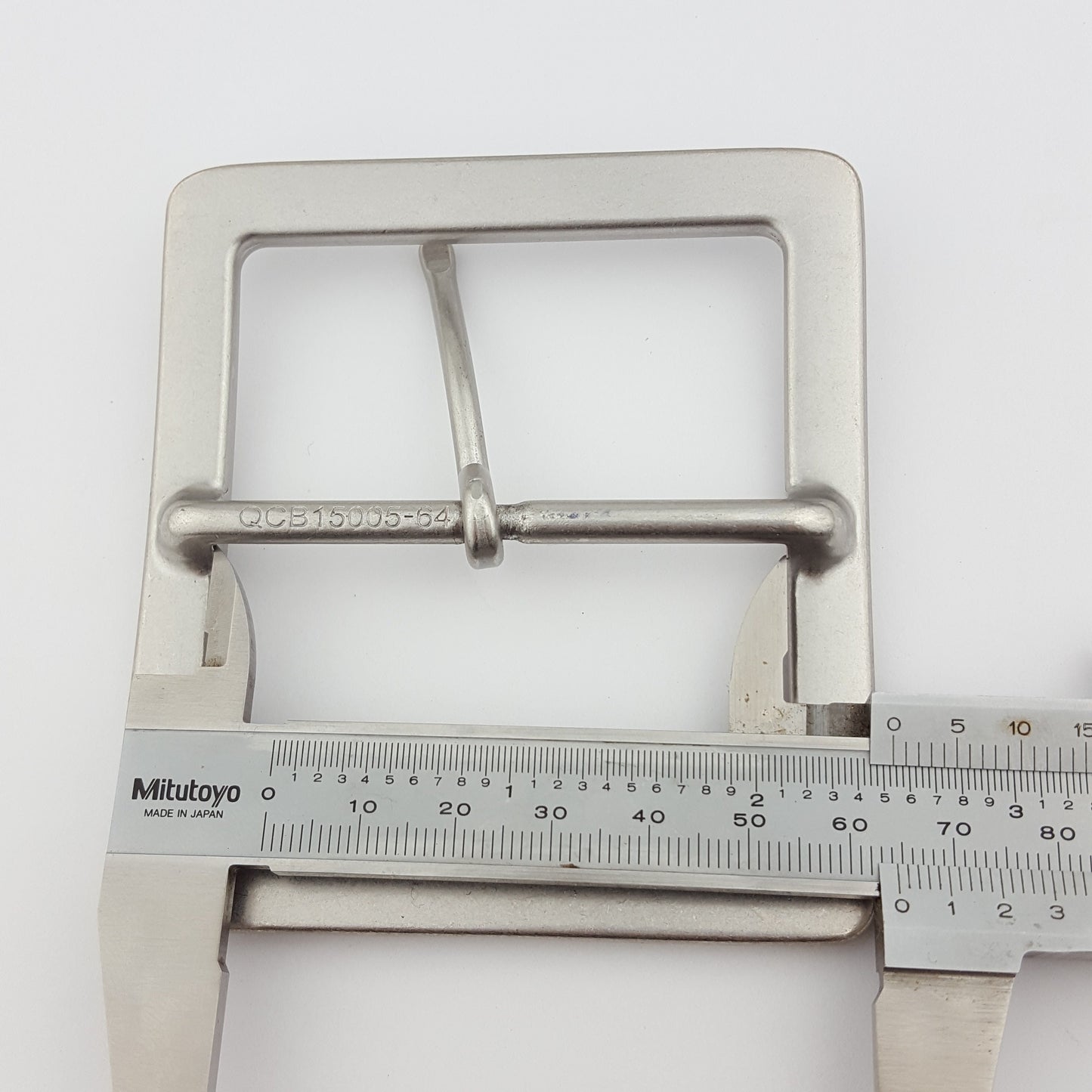 Buckle: Wide, Almost Square Shape Silver Buckle