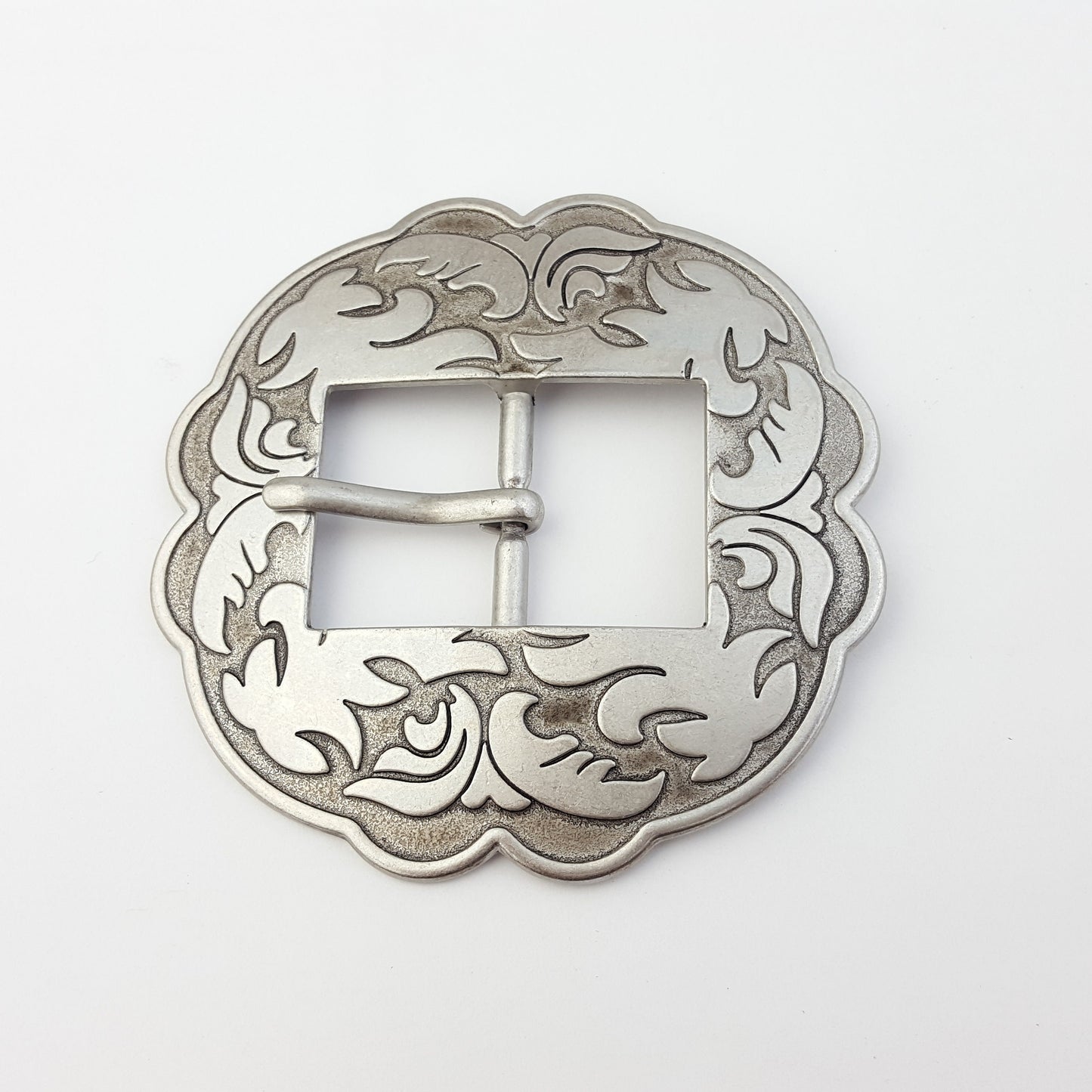 Buckle: Western Style Floral Shape Buckle