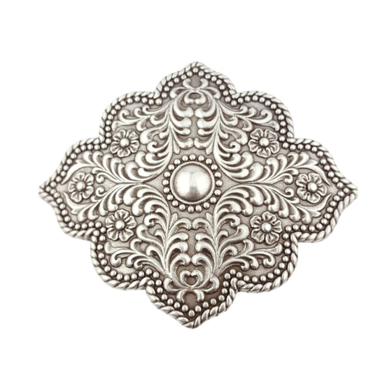 Buckle: Western Style Floral Shape Belt Buckle
