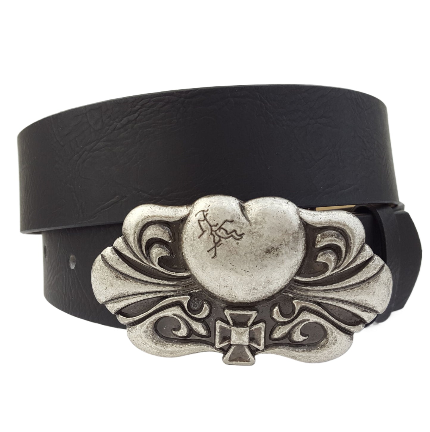 Belt Sale: Silver Heart Buckle Belt