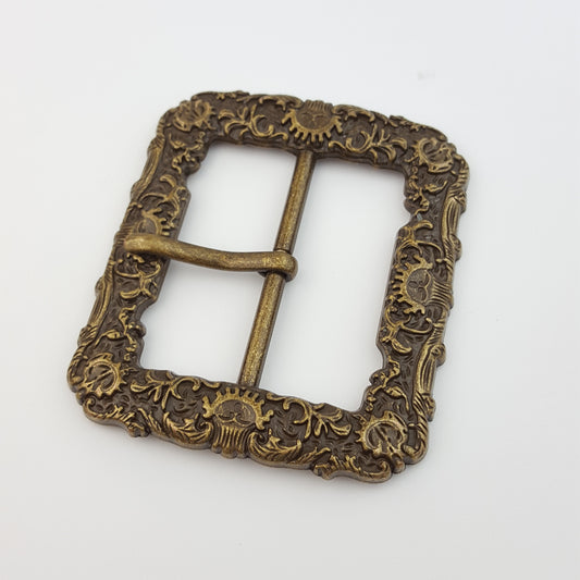 Buckle Bulk Sale: 35 of Western Rectangular Buckle in brass