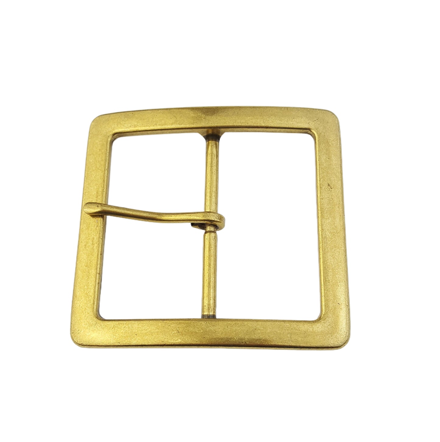 Buckle: Wide, Almost Square Shape Silver Buckle