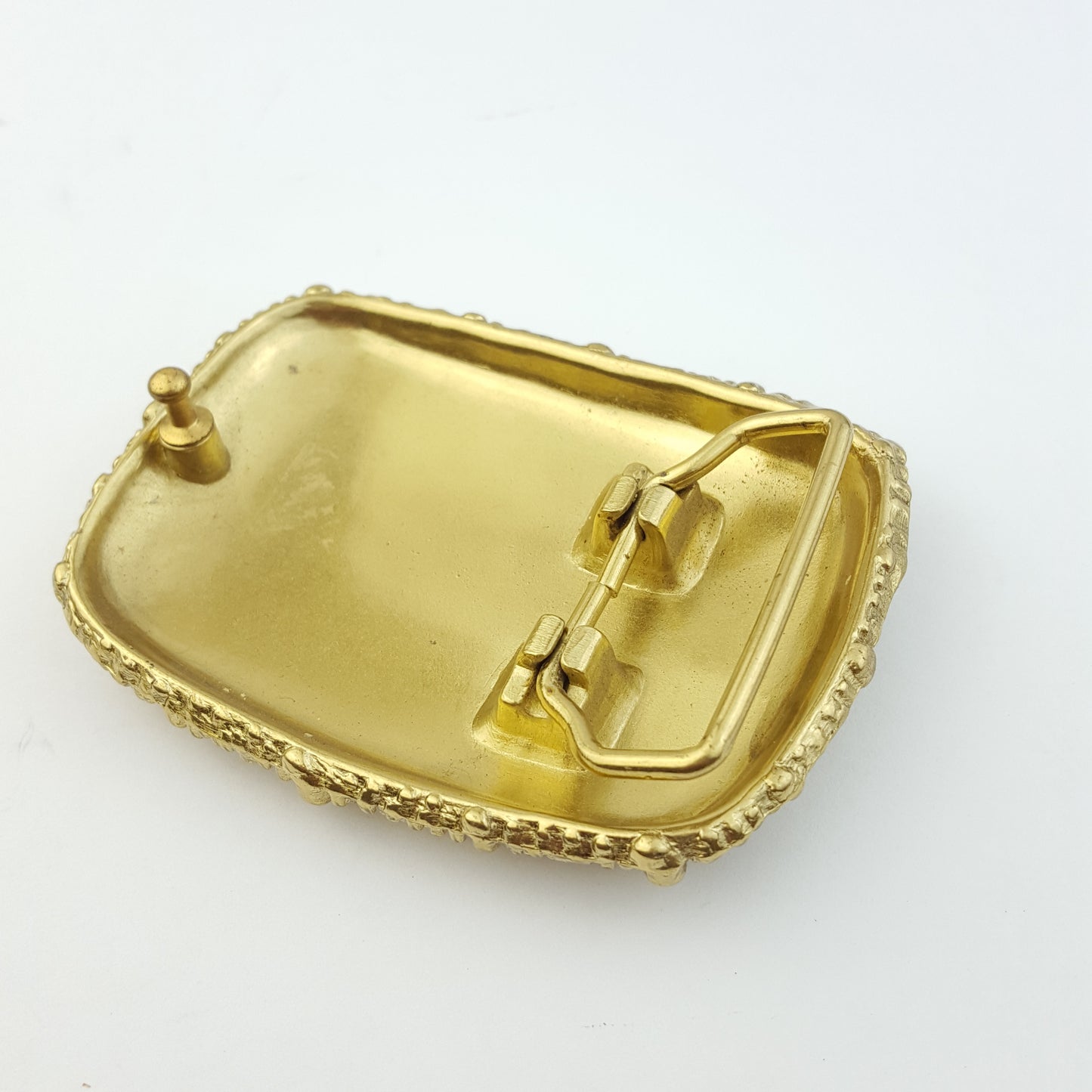 Buckle: Shiny Gold Plaque Buckle