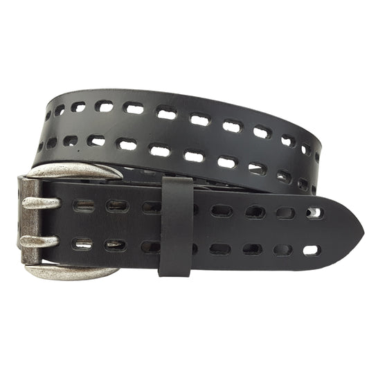 Belt: Unisex Casual Leather Jean Belt