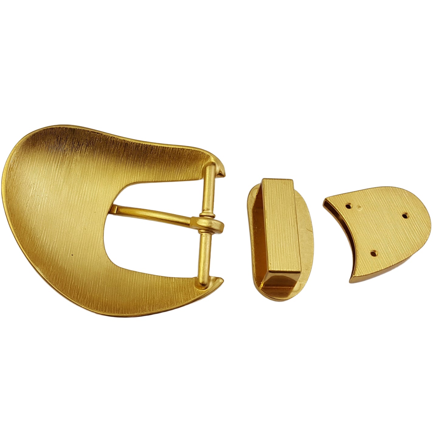 Buckle: Trending Vintage Brass Buckle, loop and tip set