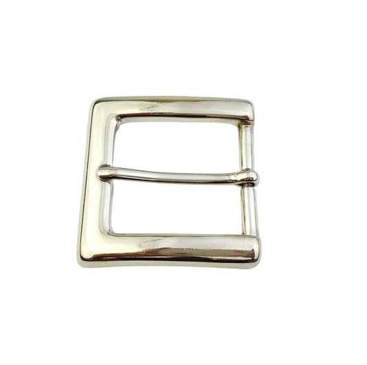 Buckle: Basic Shiny Nickel Jean Buckle